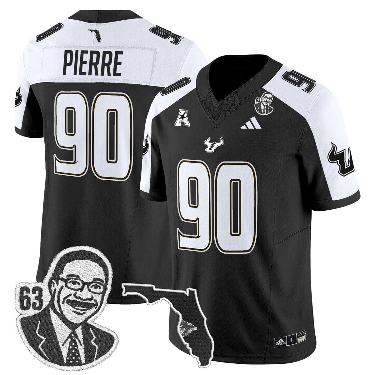 Jason Pierre Jersey #90 South Florida Bulls Lee Roy Selmon Legacy - Image 3