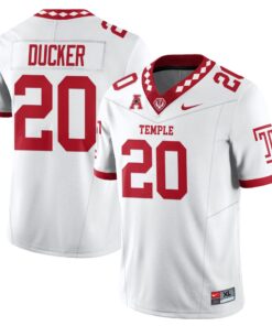 Alternative view of Jay Ducker Jersey #20 Temple Football 2025 Vapor Limited Stitched
