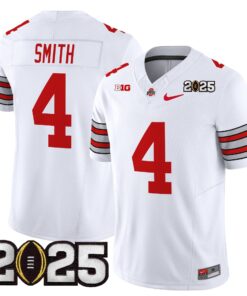 Alternative view of Devin Sanchez Jersey #4 Ohio State Buckeyes 2025 Vapor Limited Stitched
