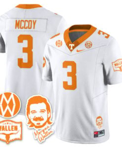 Alternative view of Jermod McCoy Jersey #3 Tennessee Vols Morgan Wallen 2025 Stitched