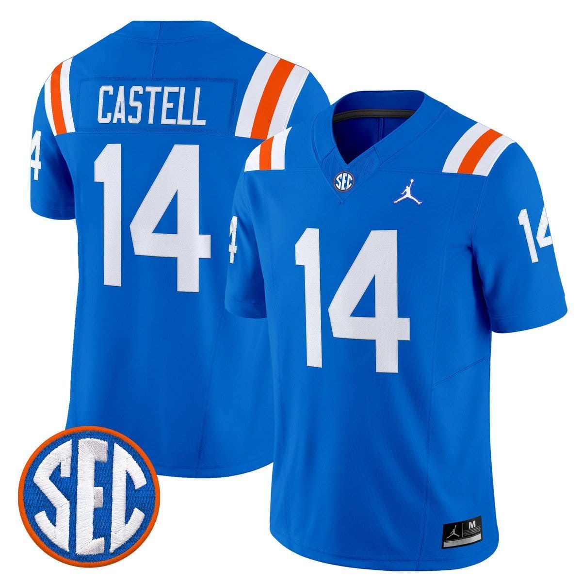 Jordan Castell Jersey #14 Florida Gators 1960s Throwback Vapor Limited - Image 4