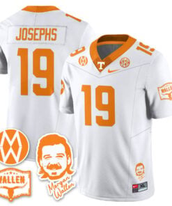 Alternative view of Joshua Josephs Jersey #19 Tennessee Vols Morgan Wallen 2025 Stitched