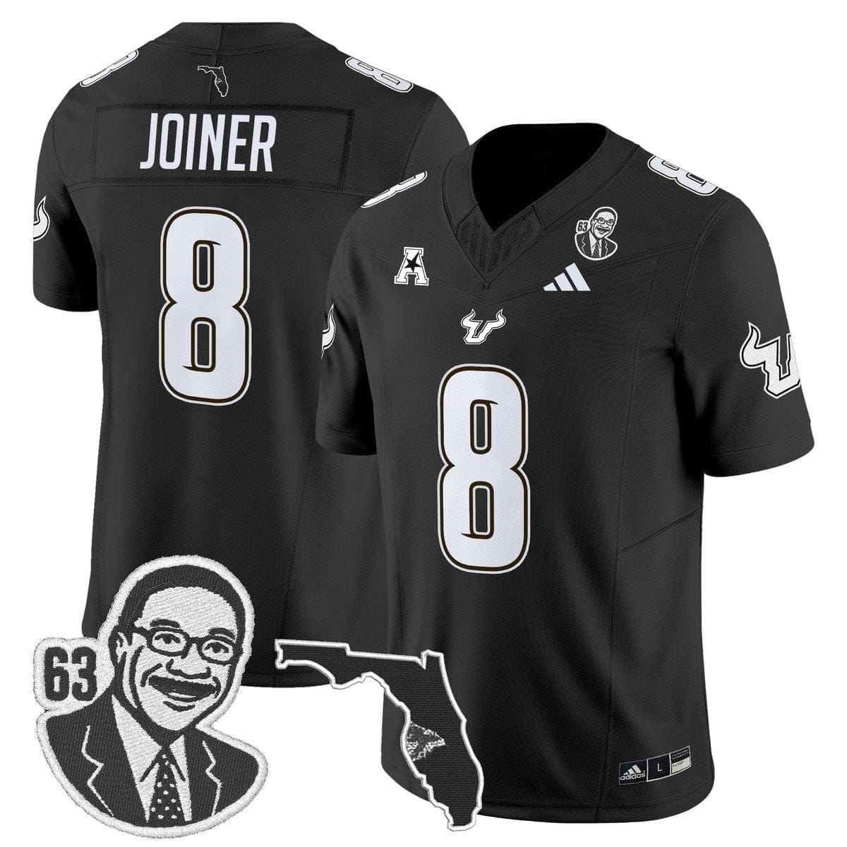 Kelley Joiner Jersey #8 South Florida Bulls Lee Roy Selmon Legacy