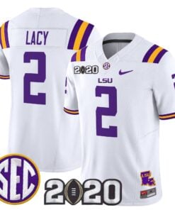 Kyren Lacy Jersey #2 LSU Tigers 2020 National Champions Stitched
