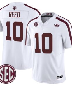 Alternative view of Marcel Reed Jersey #10 Texas A&M Aggies 2025 Vapor V2 Stitched