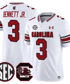 Alternative view of Mazeo Bennett Jr Jersey #3 South Carolina Gamecocks 2025 Stitched