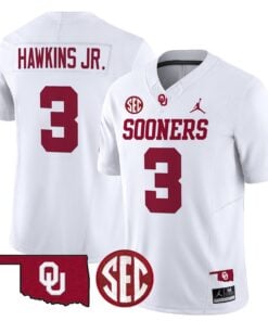 Michael Hawkins Jr Jersey #3 Oklahoma Sooners 2025 Limited Stitched