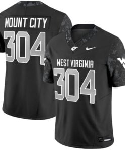 Mount City Jersey #304 West Virginia Mountaineers 2025 Vapor Stitched
