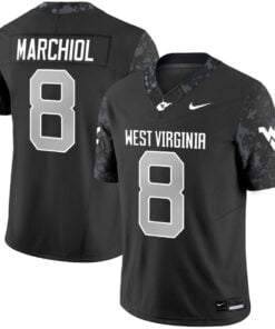Nicco Marchiol Jersey #8 West Virginia Mountaineers 2025 Vapor Stitched