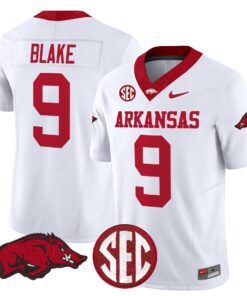 Alternative view of O'Mega Blake Jersey #9 Arkansas Razorbacks Limited Stitched