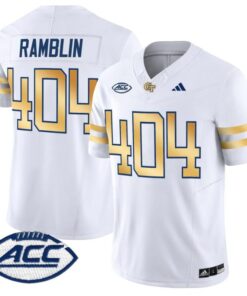 Ramblin Jersey #404 Georgia Tech Yellow Jackets 2025 Vapor Stitched