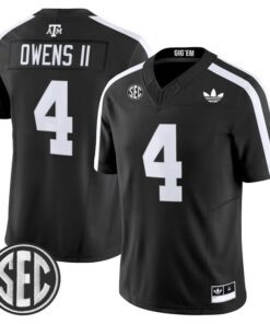 Rueben Owens II Jersey #4 Texas A&M Aggies 2025 Vapor V2 Stitched