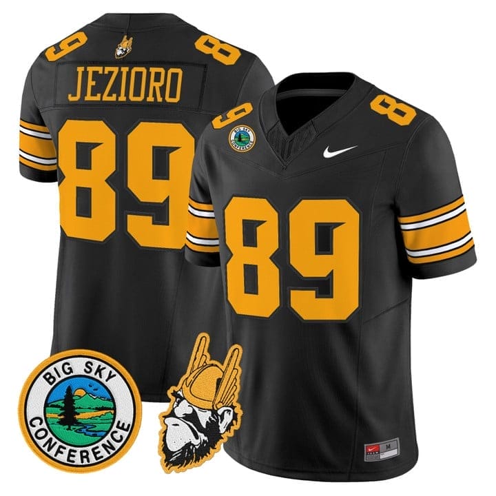 Ryan Jezioro Jersey #89 Idaho Vandals 1975 Throwback Limited Stitched - Image 6