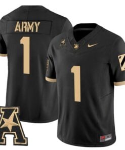 Team Jersey #1 Army Black Knights 2025 Vapor Limited Stitched
