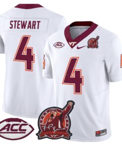 Terion Stewart Jersey #4 Virginia Tech Hokies Coach Frank Beamer 2025