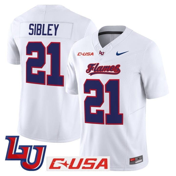 Treon Sibley Jersey #21 Liberty Flames 2025 Vapor Limited Stitched