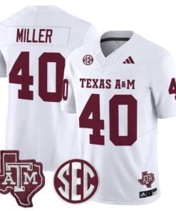 Alternative view of Von Miller Jersey #40 Texas A&M Aggies 2025 Vapor Stitched