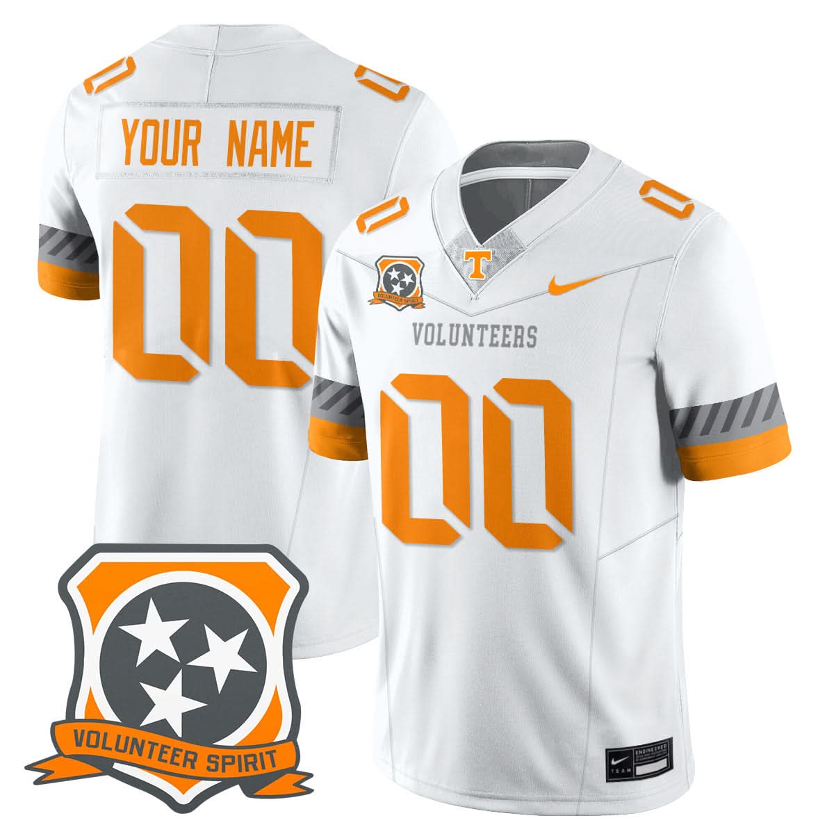 Custom Tennessee Volunteers Football Jersey 2025 Spirit Limited Stitched All Colors - Image 4