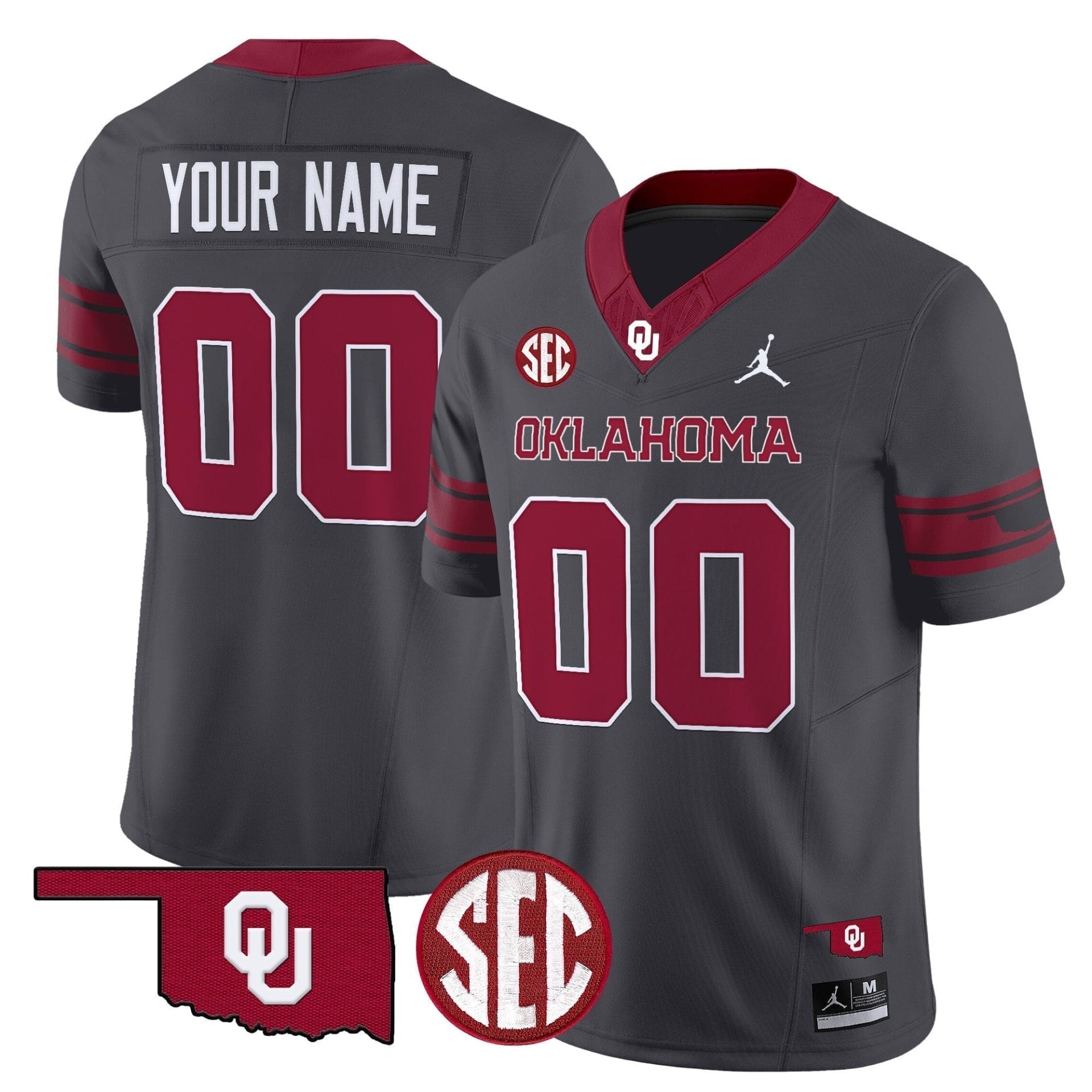 Custom Oklahoma Sooners Jersey Name, Number 2025 Vapor Limited Stitched All Colors - Image 3