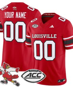 Custom Louisville Cardinals Jersey 1980s Throwback Vaport Limited Stitched All Colors