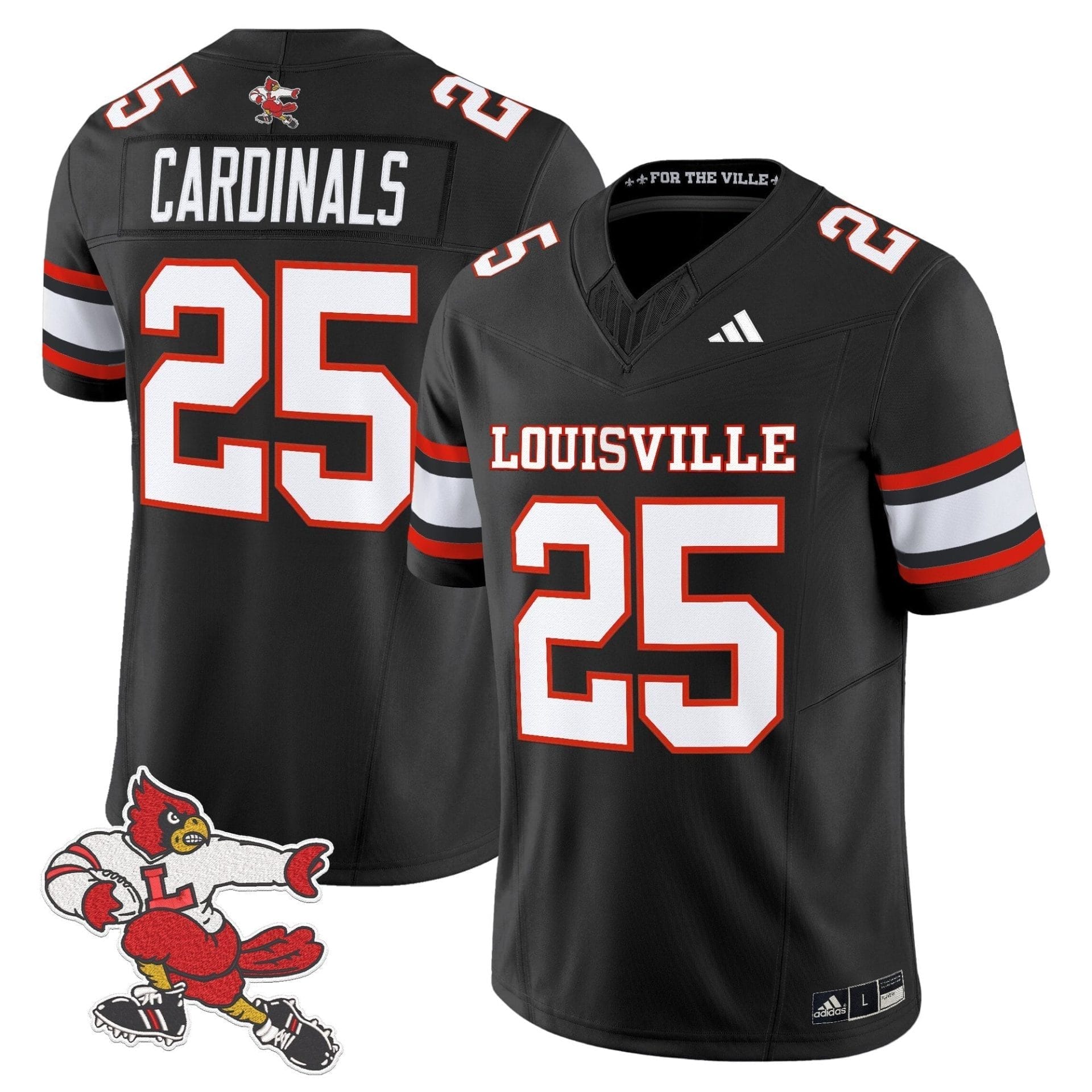 Louisville Cardinals '1980s Throwback' Vapor Limited Jersey - All Stitched - Image 47
