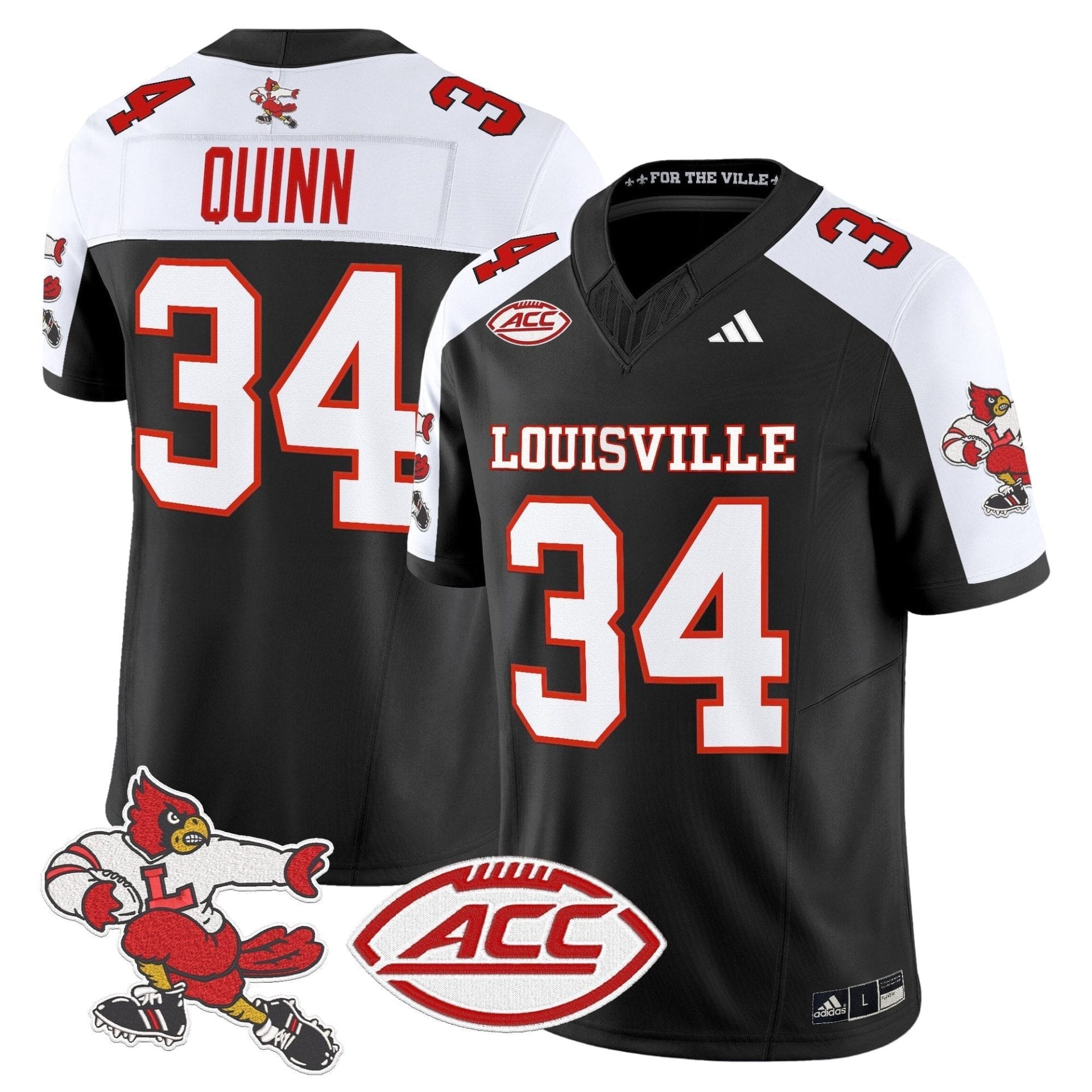 Louisville Cardinals '1980s Throwback' Vapor Limited Jersey - All Stitched - Image 19