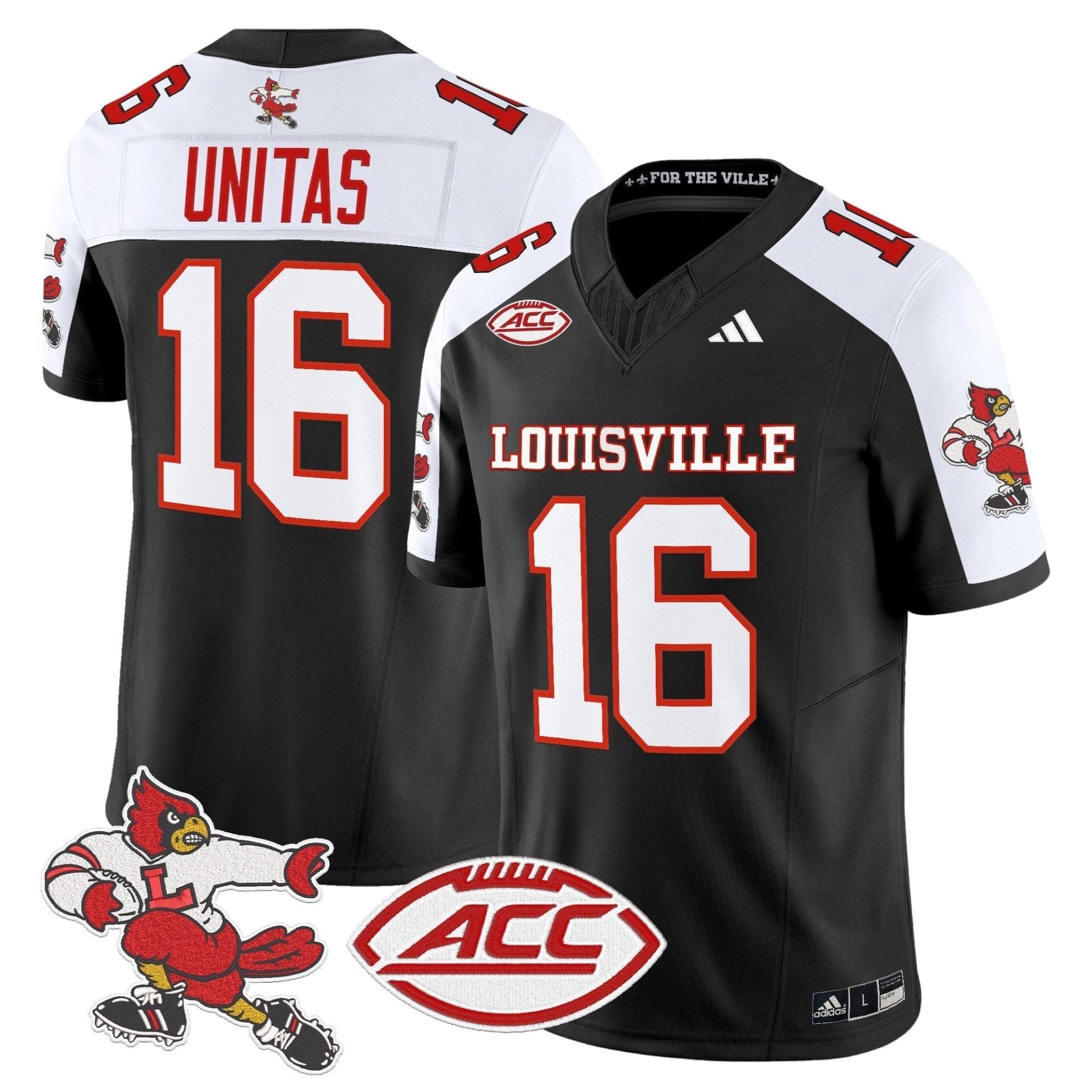 Louisville Cardinals '1980s Throwback' Vapor Limited Jersey - All Stitched - Image 21