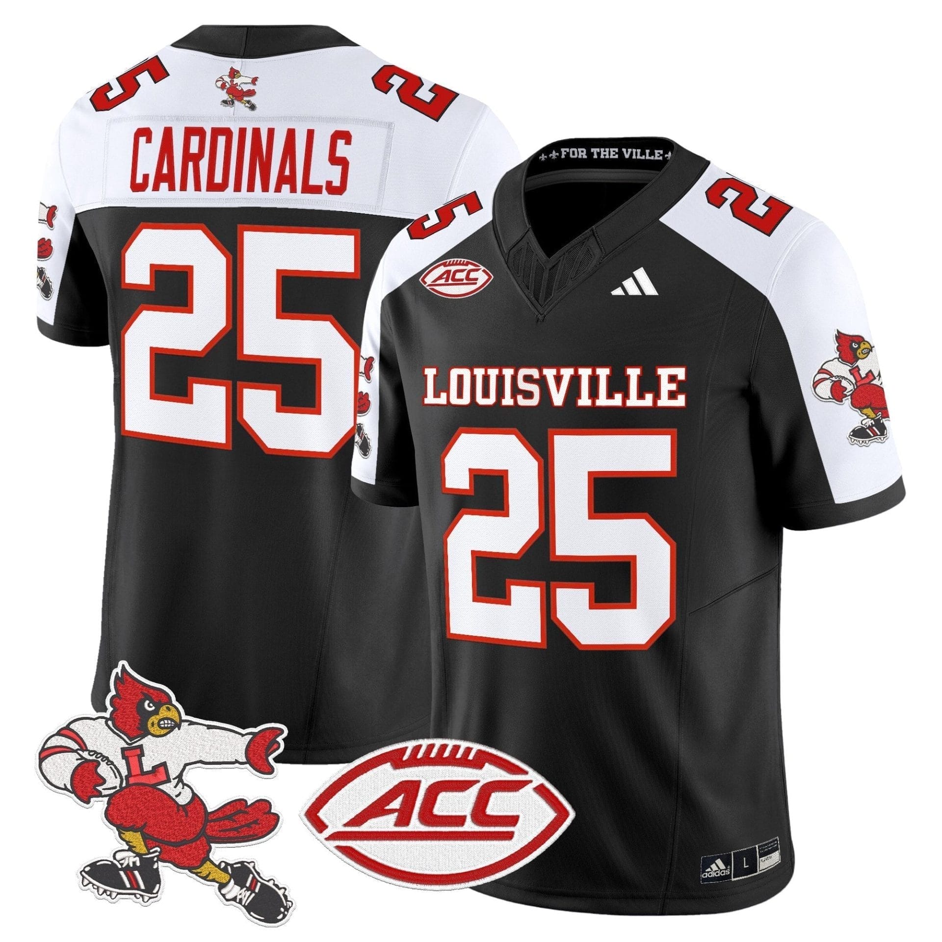 Louisville Cardinals '1980s Throwback' Vapor Limited Jersey - All Stitched - Image 22