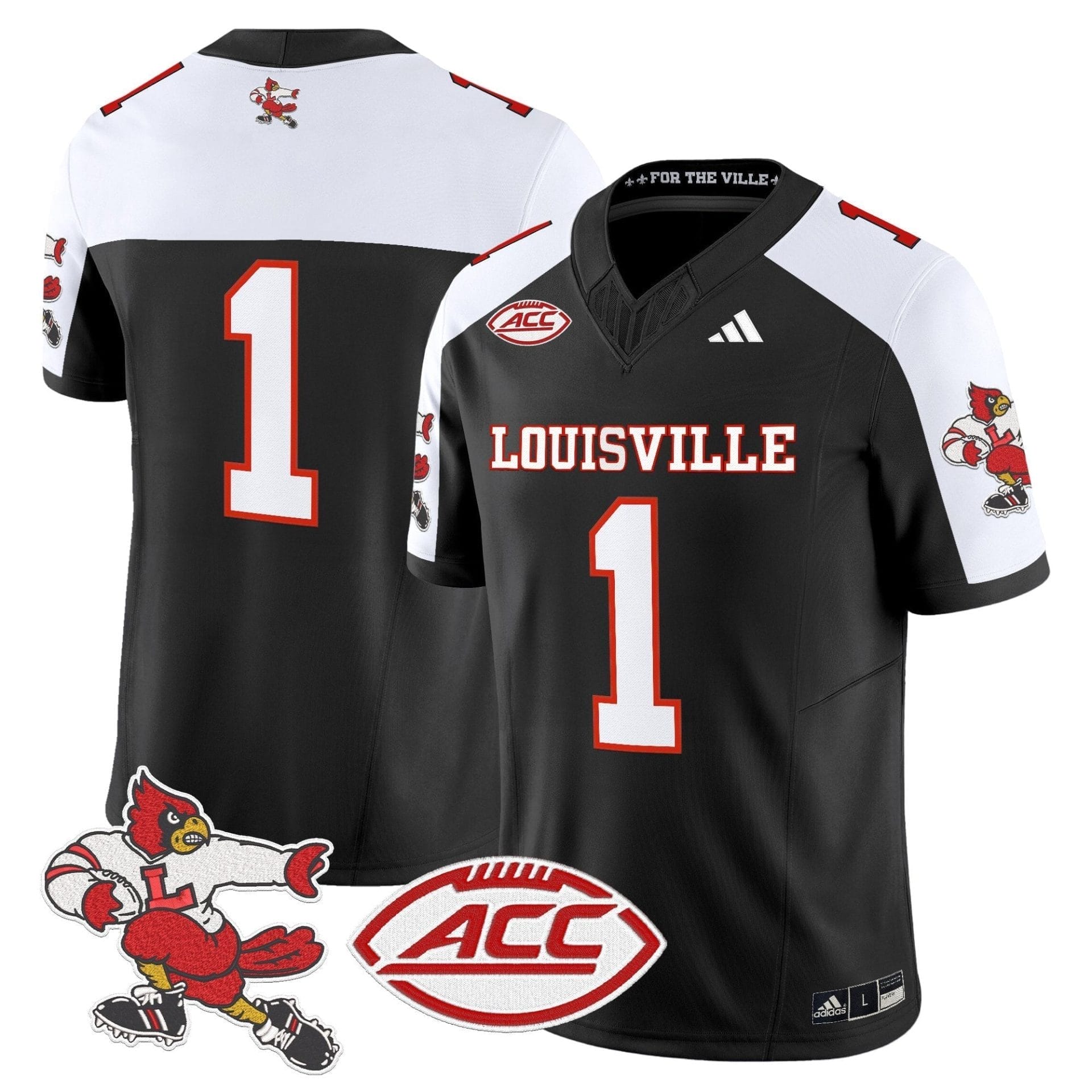 Louisville Cardinals '1980s Throwback' Vapor Limited Jersey - All Stitched - Image 24