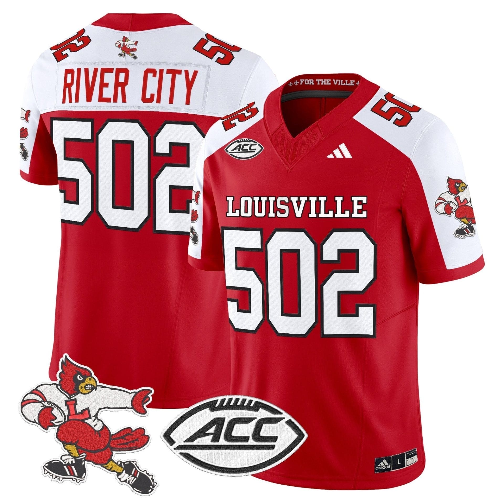 Louisville Cardinals '1980s Throwback' Vapor Limited Jersey - All Stitched - Image 26