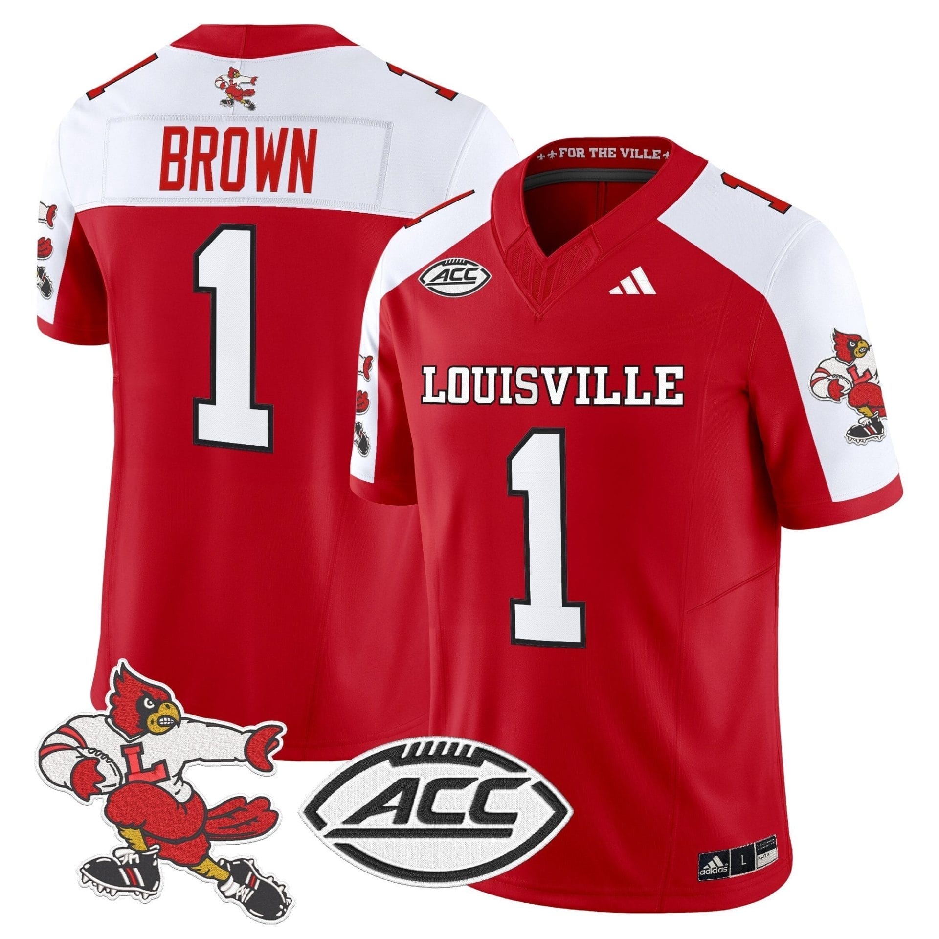 Louisville Cardinals '1980s Throwback' Vapor Limited Jersey - All Stitched - Image 27