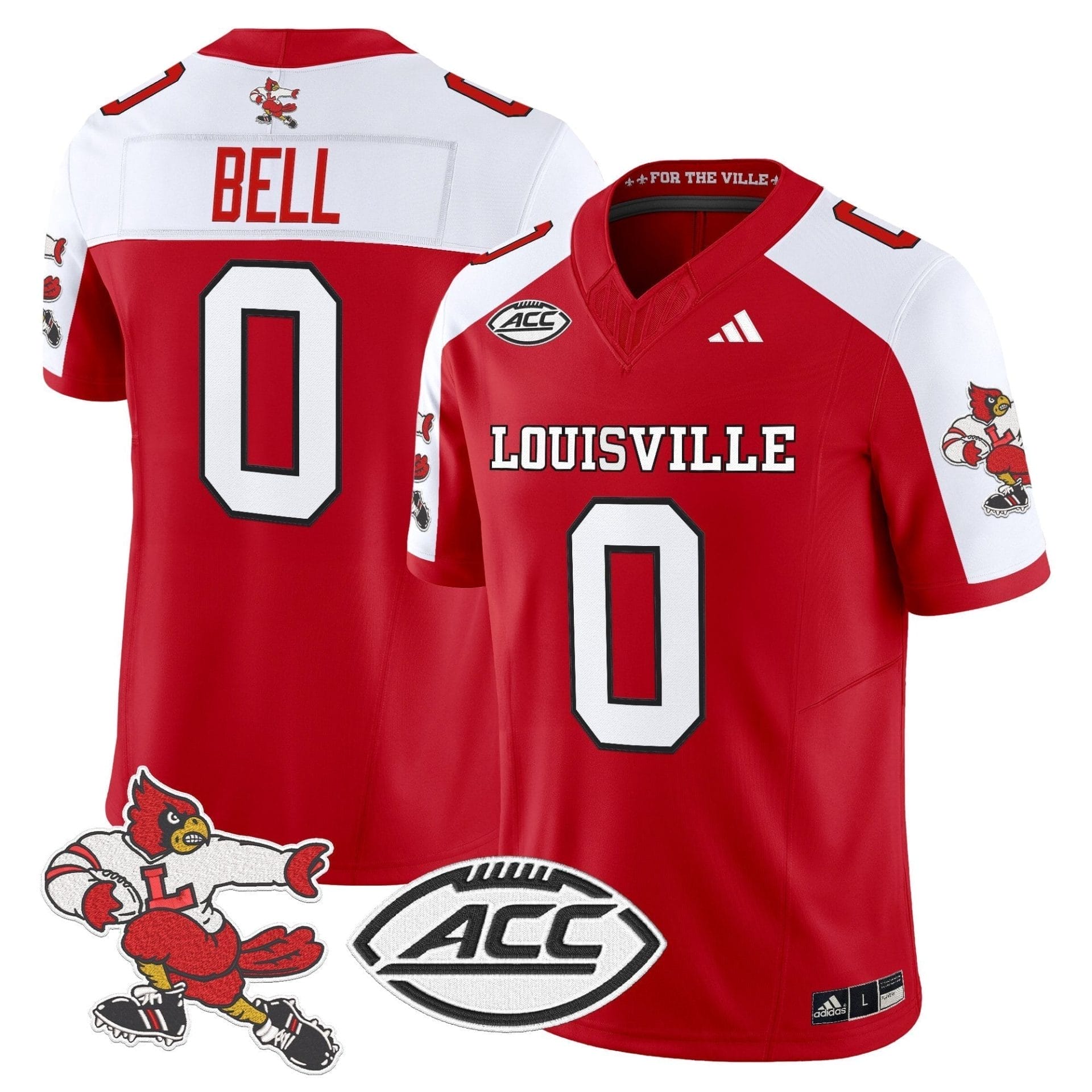 Louisville Cardinals '1980s Throwback' Vapor Limited Jersey - All Stitched - Image 29