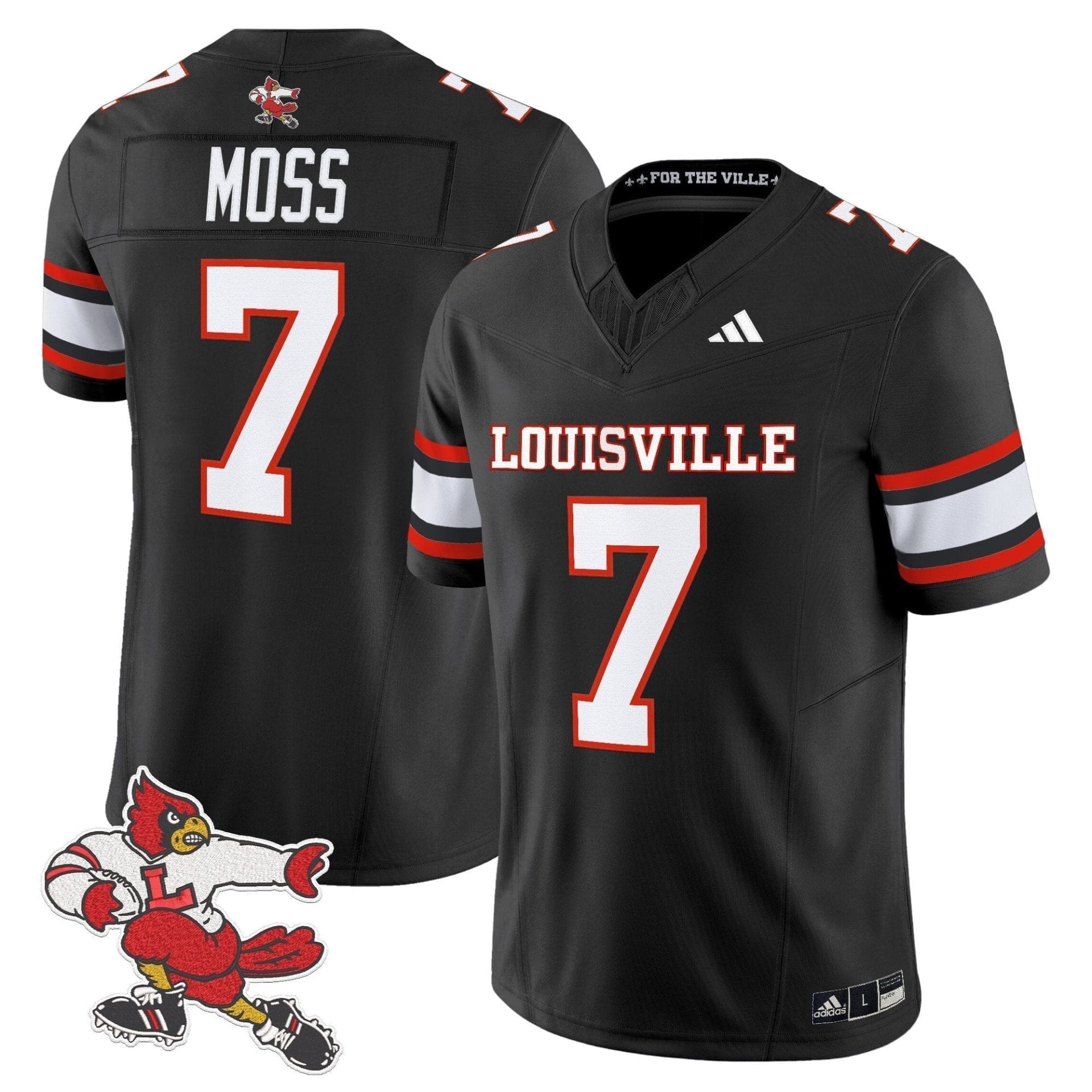 Louisville Cardinals '1980s Throwback' Vapor Limited Jersey - All Stitched