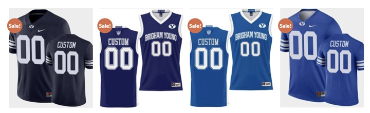 Custom BYU Cougars Jersey