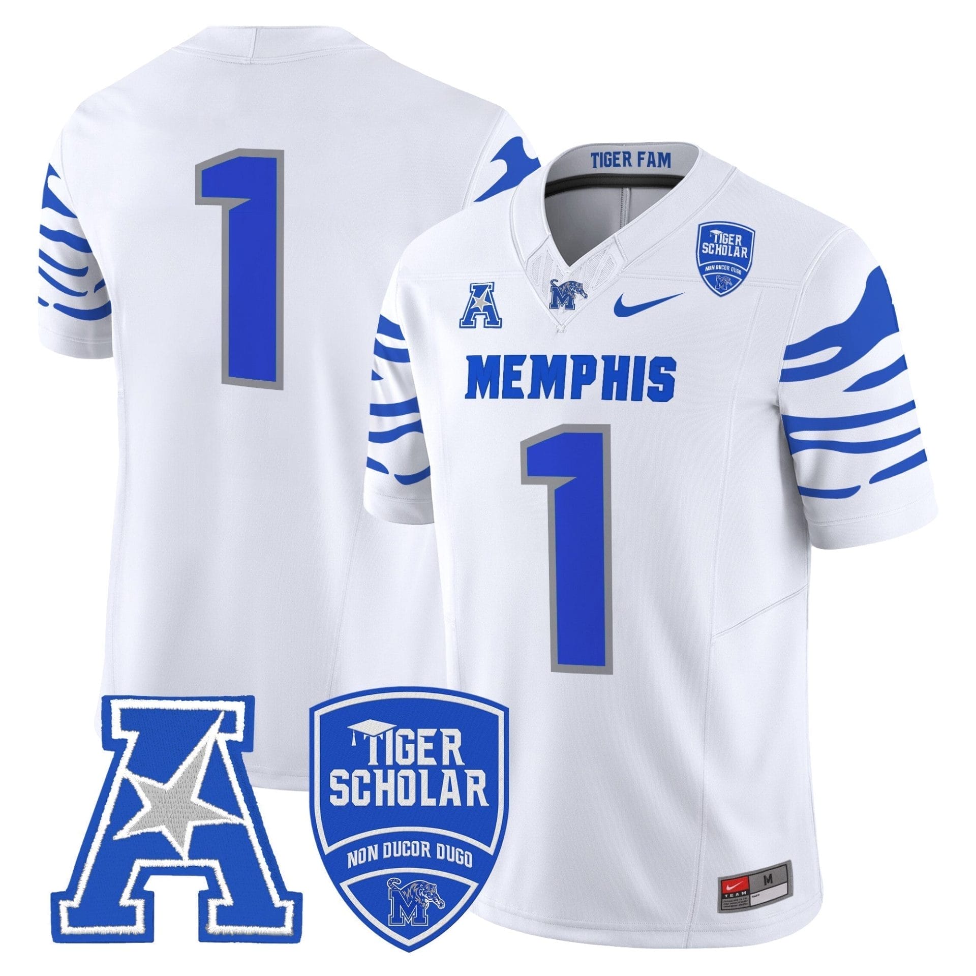 Memphis Tigers 2025 Vapor Limited Jersey - All Stitched - Image 45