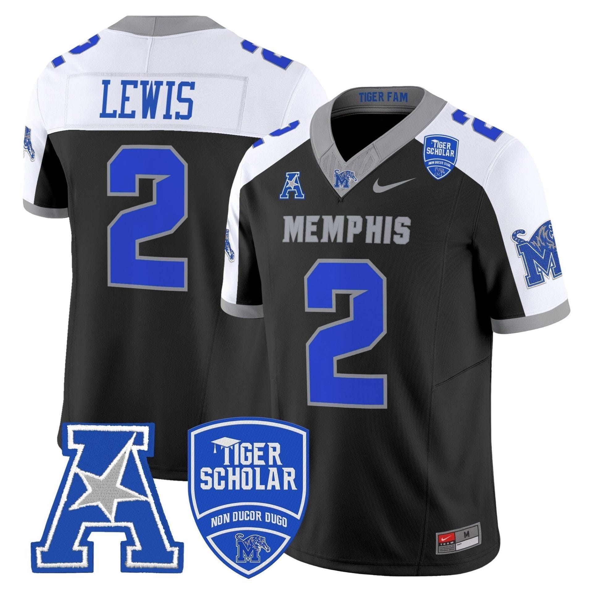 Memphis Tigers 2025 Vapor Limited Jersey - All Stitched - Image 10