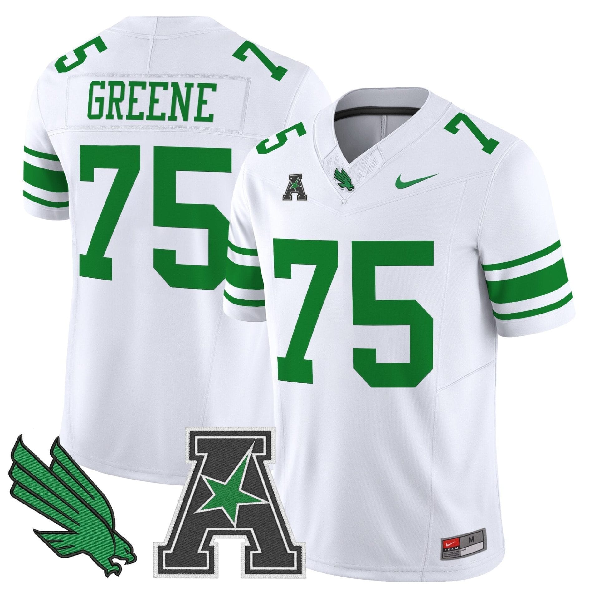 Men's North Texas Mean Green 2025 Vapor Limited Jersey - All Stitched - Image 18