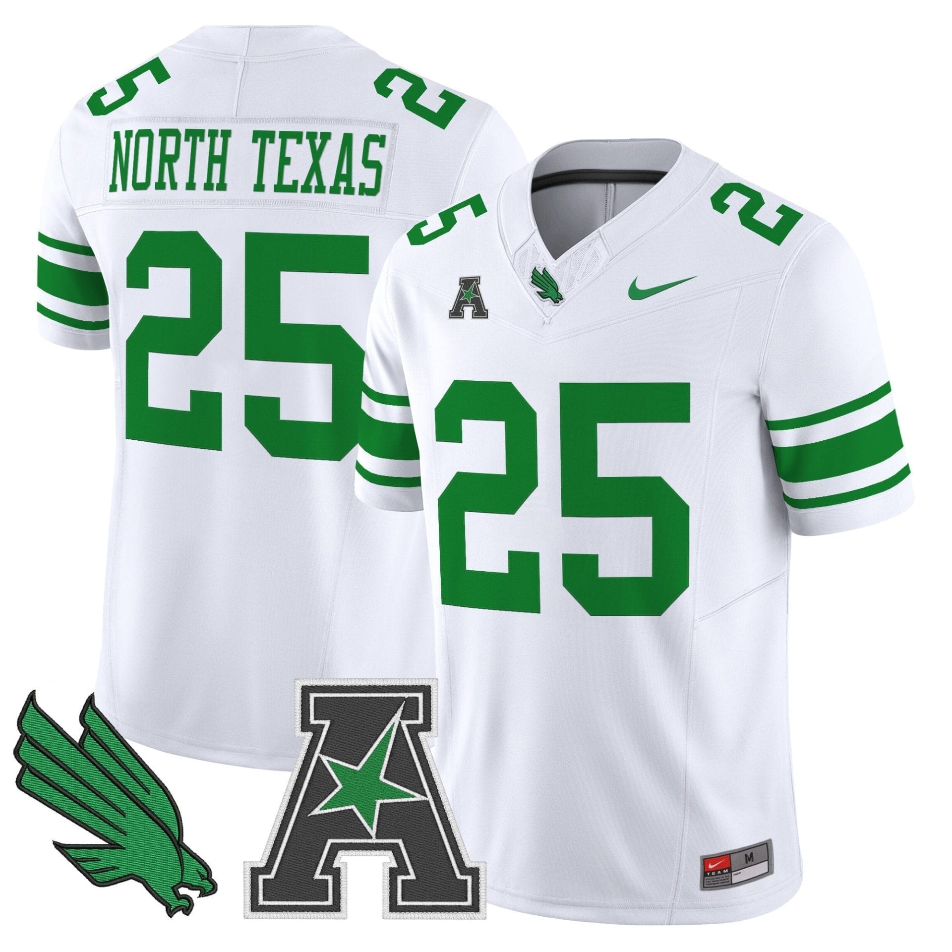 Men's North Texas Mean Green 2025 Vapor Limited Jersey - All Stitched - Image 20