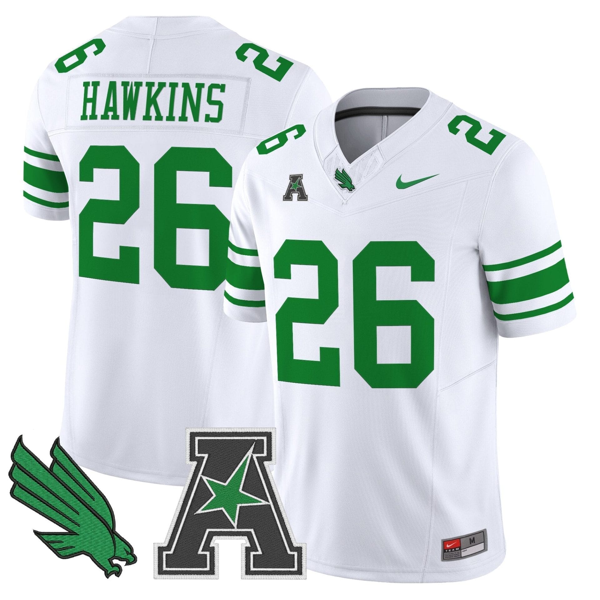 Men's North Texas Mean Green 2025 Vapor Limited Jersey - All Stitched - Image 17