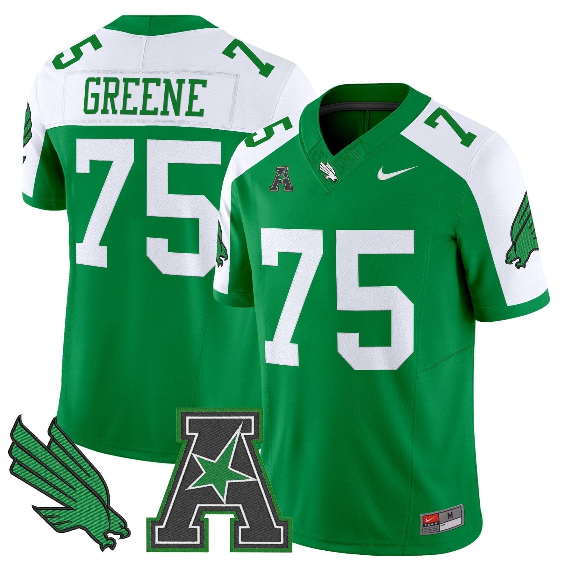 Men's North Texas Mean Green 2025 Vapor Limited Jersey - All Stitched - Image 27