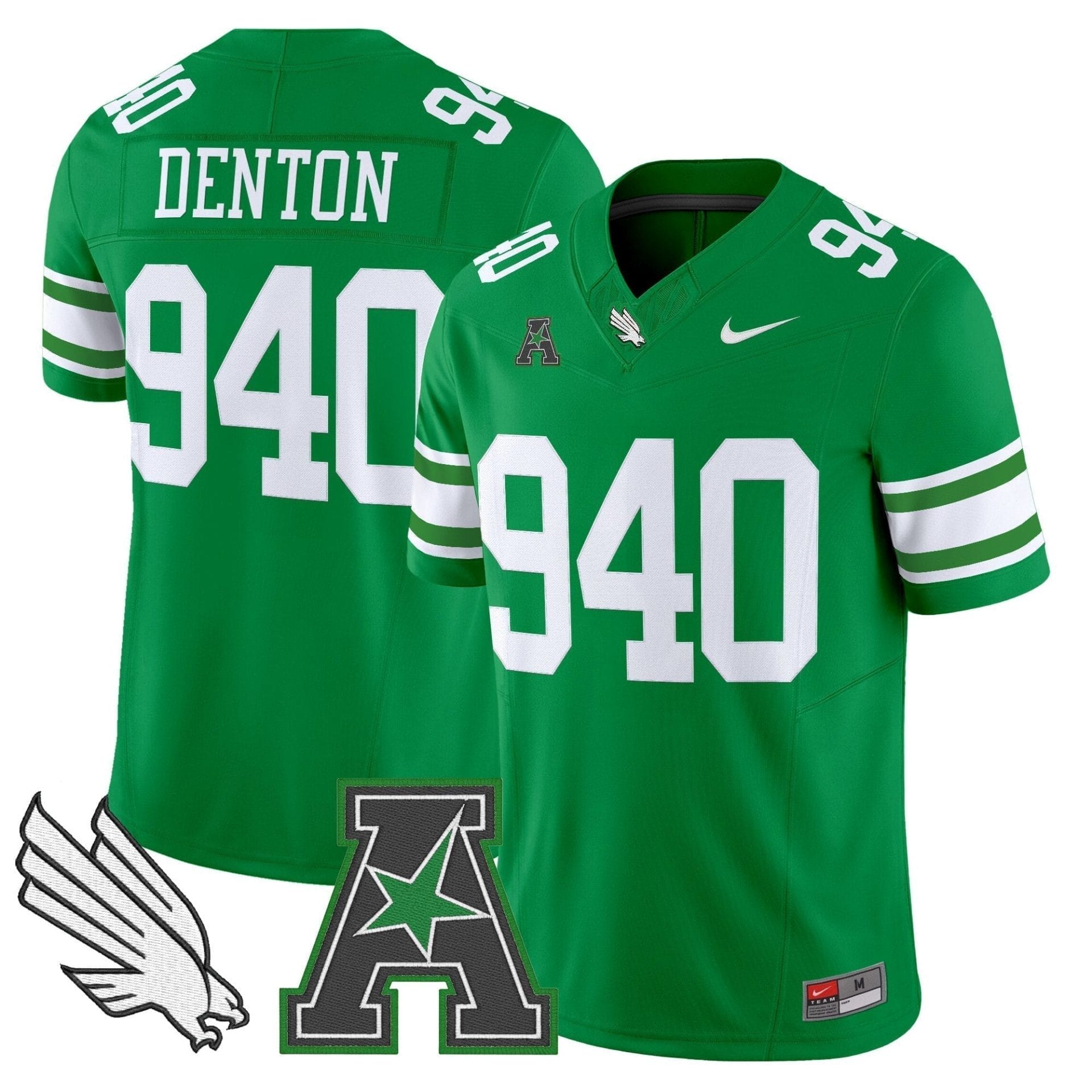Men's North Texas Mean Green 2025 Vapor Limited Jersey - All Stitched - Image 22