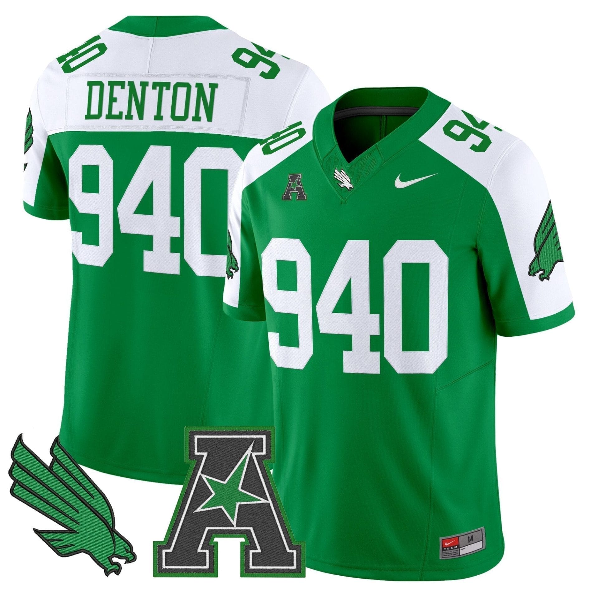 Men's North Texas Mean Green 2025 Vapor Limited Jersey - All Stitched - Image 23