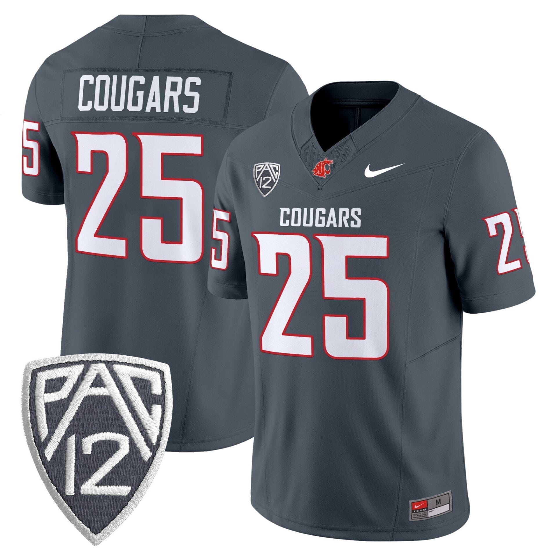 Washington State Cougars 2025 Vapor Limited Jersey V2 - All Stitched - Image 2
