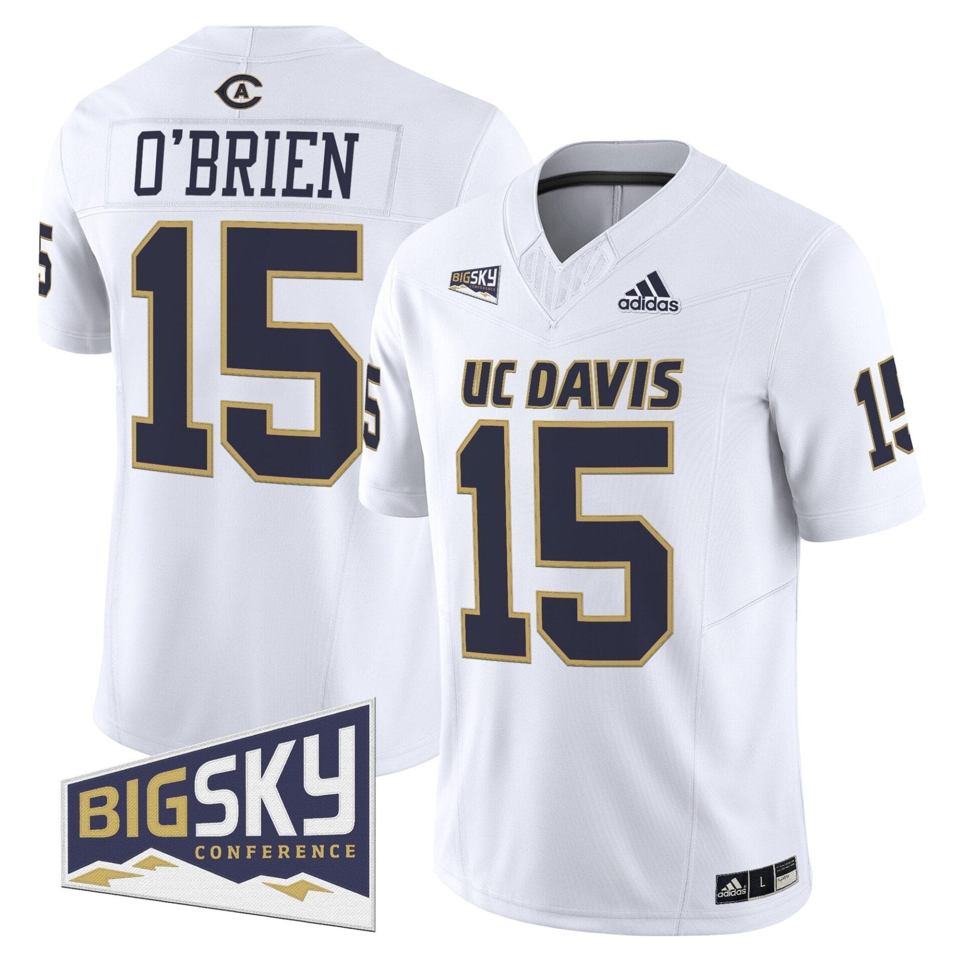 Men's UC Davis Aggies 2025 'Lake Tahoe Patch' Vapor Limited Jersey - All Stitched - Image 43