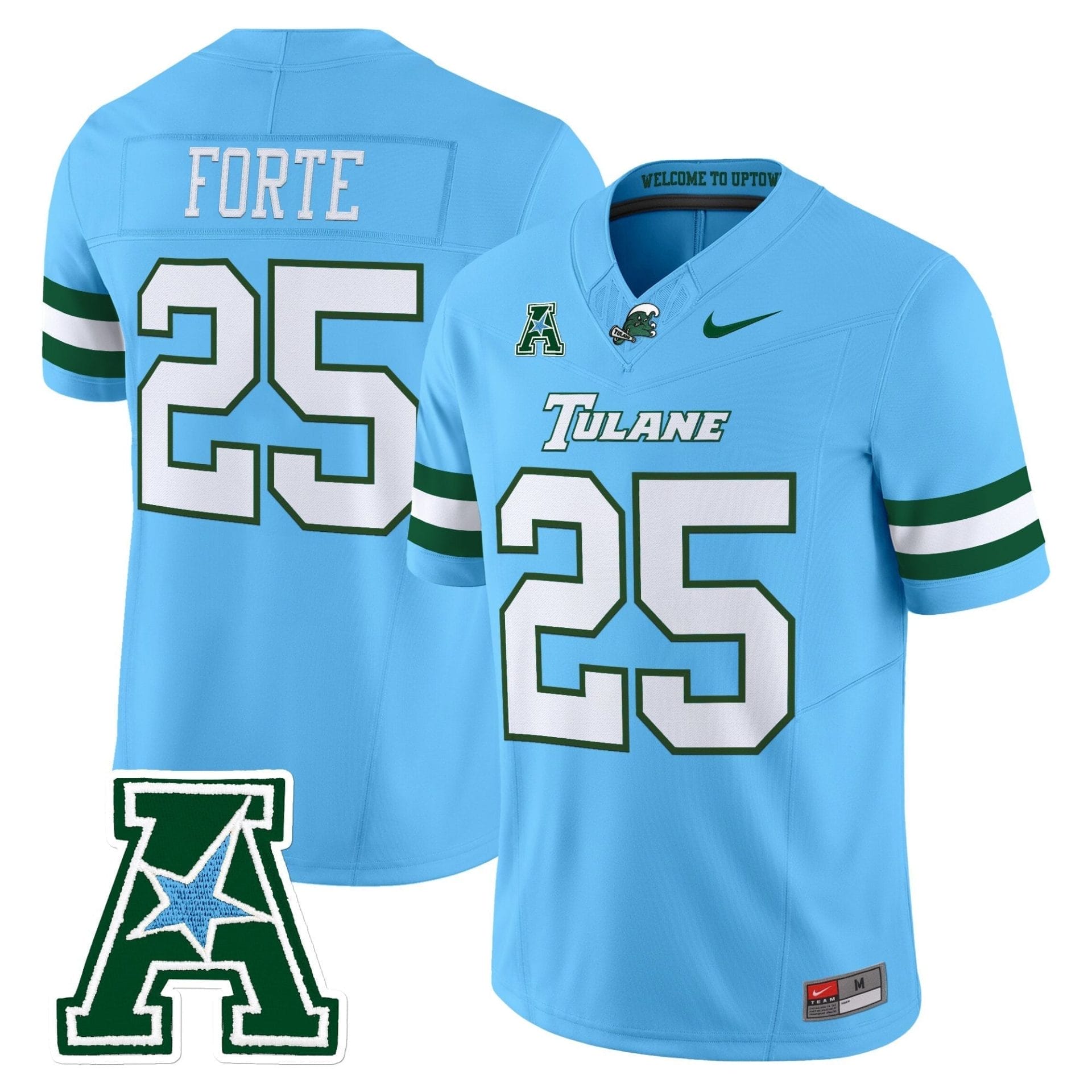 Tulane Green Wave 2025 Vapor Limited Jersey - All Stitched - Image 29