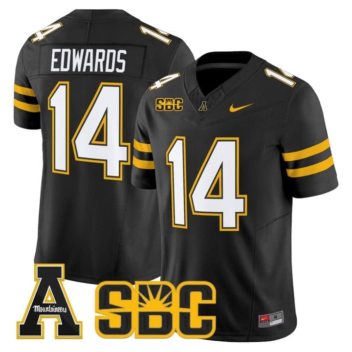 Armanti Edwards Jersey #14 App State Mountaineers 2025 Vapor Limited Stitched - Image 2