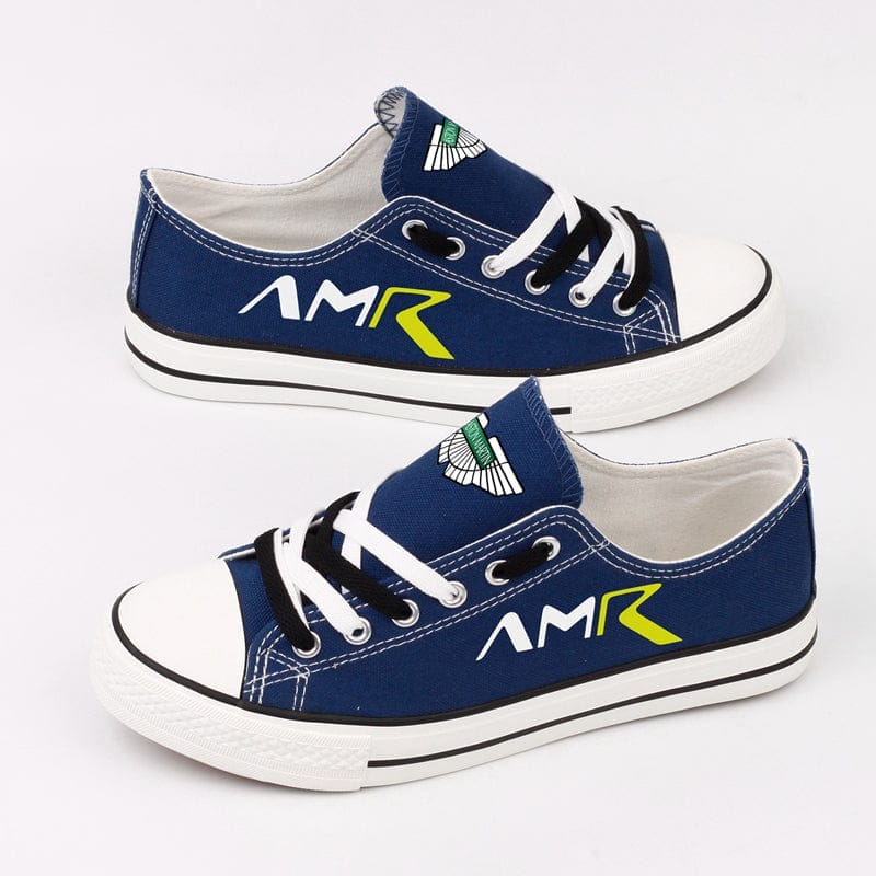 Aston Martin Canvas Sneakers Shoes For Men Women Fans