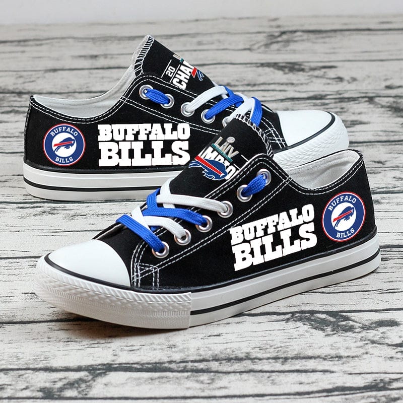 Buffalo Bills Low Top Canvas Sport Sneakers Shoes For Men Women Fans - Image 9