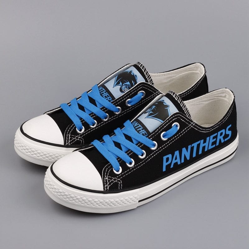 Carolina Panthers Low Top Canvas Sport Sneakers Shoes For Men Women Fans - Image 4