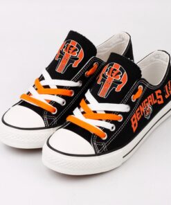 Cincinnati Bengals Low Top Canvas Sport Sneakers Shoes For Men Women Fans